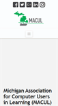 Mobile Screenshot of macul.org